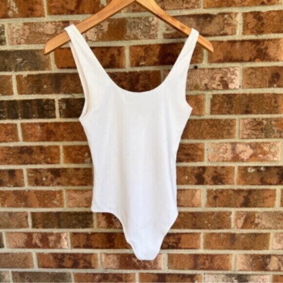 Aritzia Wilfred Free Cotton bodysuit Size S EUC - Picture 2 of 9
